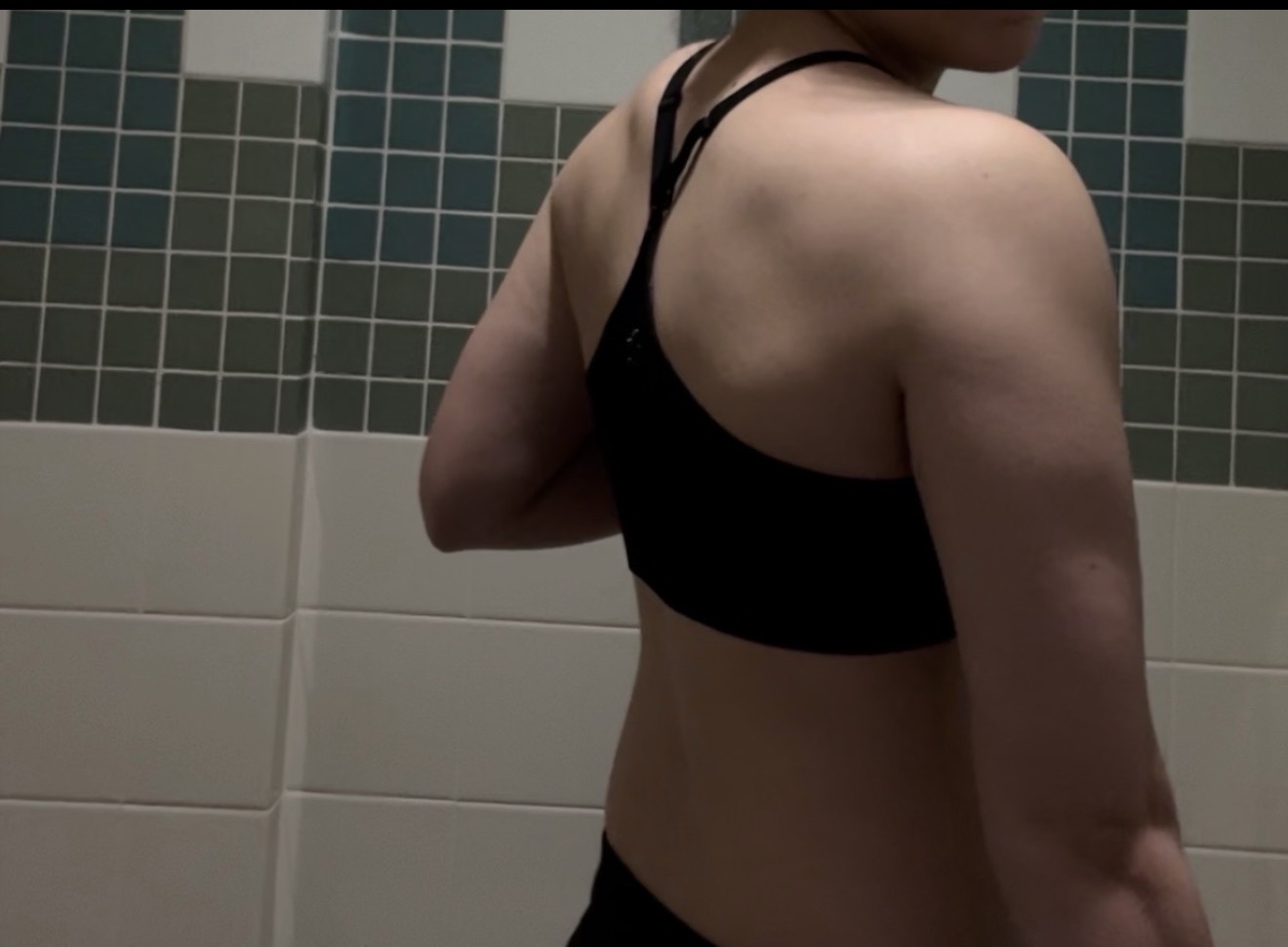 Julia’s back before consistent strength training